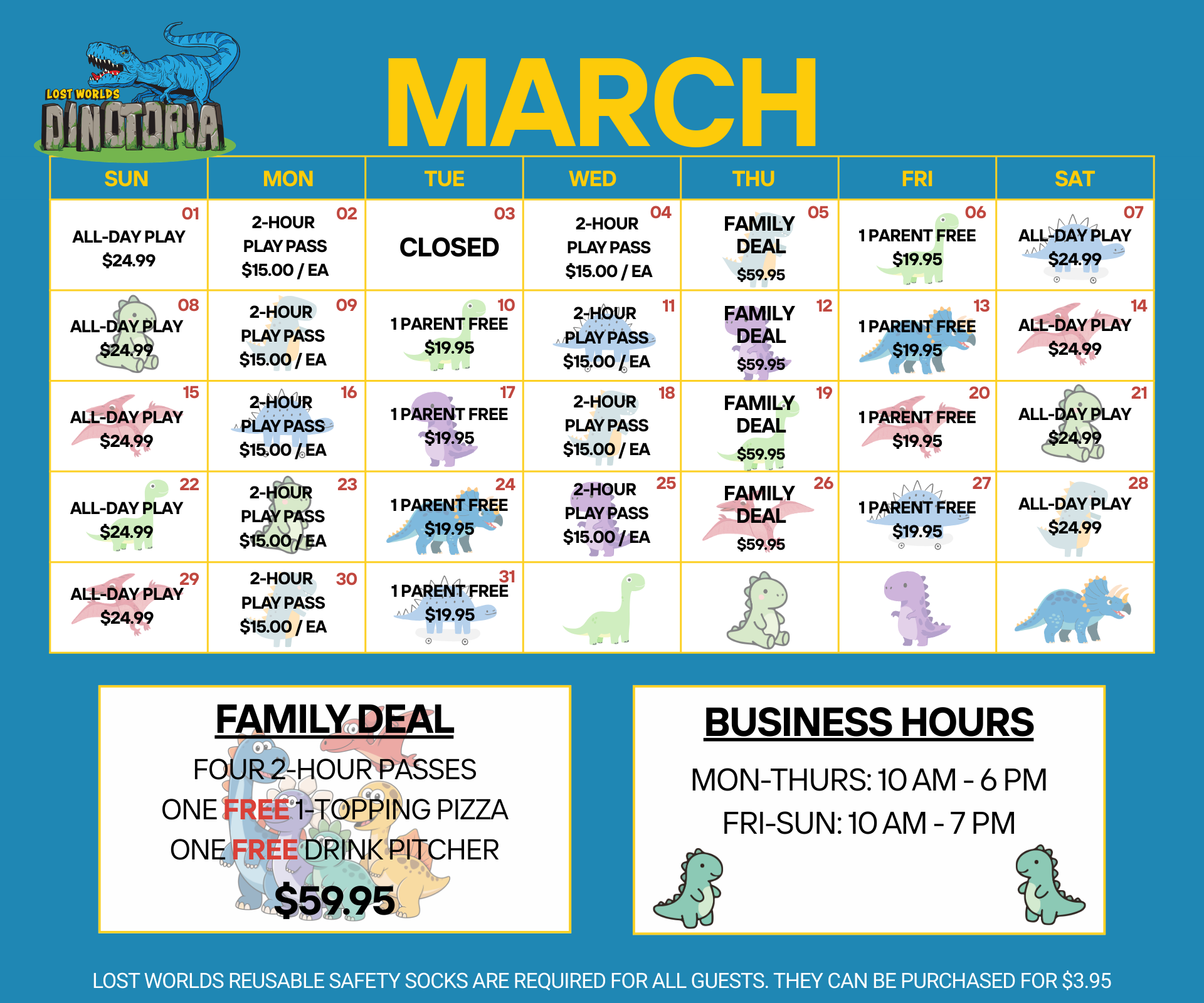 Dinotopia Calendar 1